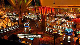 UNCASVILLE, CT - March 20: Gamblers play on some of the more than 6,000 slot machines at Mohegan Sun casino March 20, 2025 in Uncasville, Connecticut. The casino is owned and operated by the Mohegan Tribe which is a sovereign federally recognized Indian Nation. The casino achieved net revenues of $786.8 million in the fiscal year 2025.